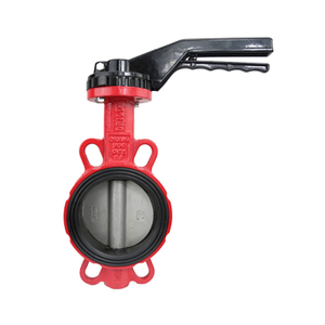 Затвор дисковый поворотный межфланцевый стальной